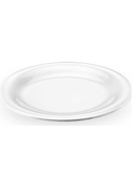 2119.PW - Soft 4'lü Beyaz Tabak Seti 19 cm, Thermoset Melamin