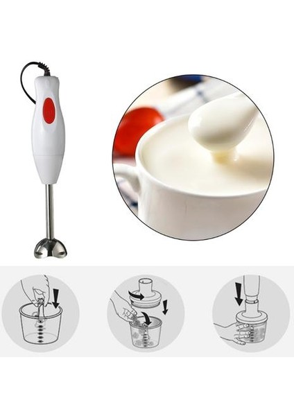 1 Adet Mini El Blender Daldırma El Blender Sopa Emersonion Blender El Blender (Yurt Dışından)