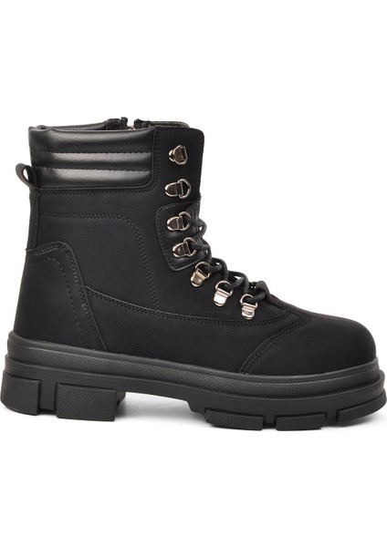 Sumi Siyah-Zümrüt Içi Kürklü Fermuarlı Kadın Bot fiyatları