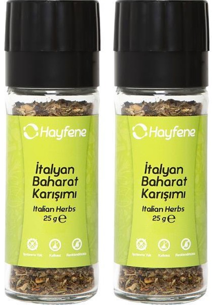 İtalyan Baharatı Karışımı 25 gr 2'li