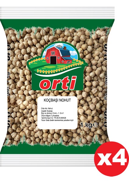 Koçbaşı Nohut 4 x 1 kg