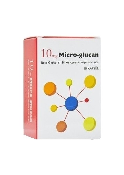 Microglucan 10 Mg 40 Kapsül