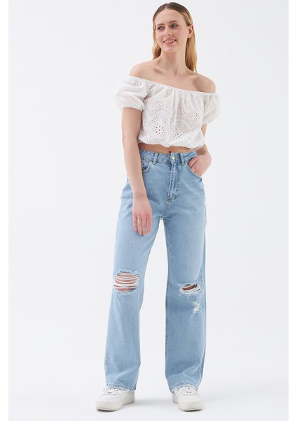 Regular Fit Kadın Bluz K.kol
