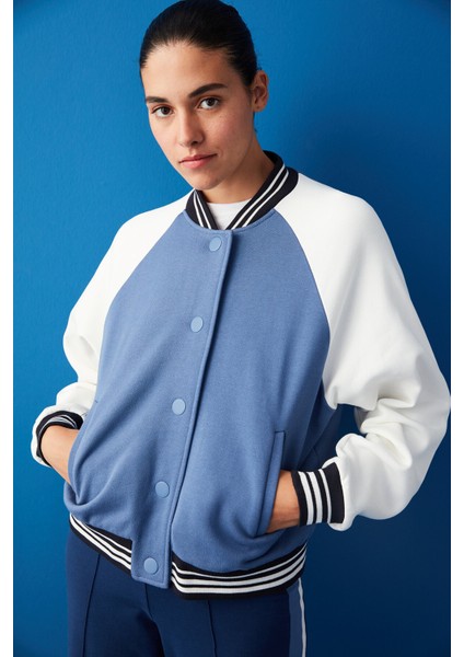 Slogan Bomber Jacket