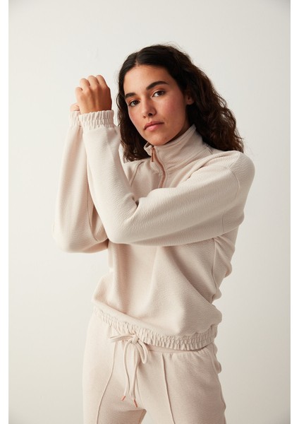 Stone Effect Sweatshirt modelleri