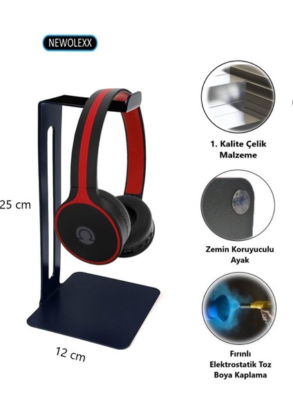 Kulaklık Standı Metal Kulaklık Askısı-Headset Stand fiyatları