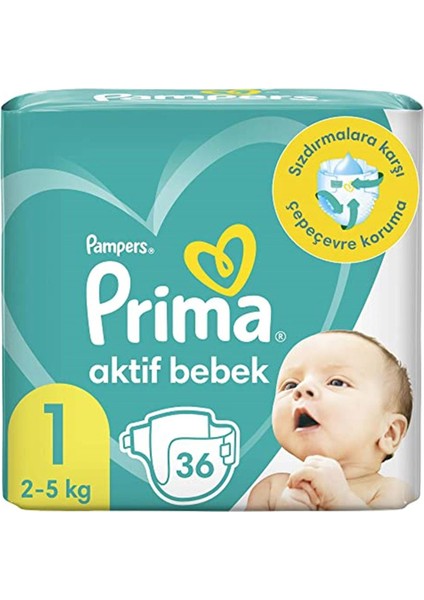 Prima Bebek Bezi Aktif Bebek 1 Beden 36 Adet fiyatları
