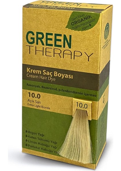 Krem Saç Boyası 10.0 Açık Sarı