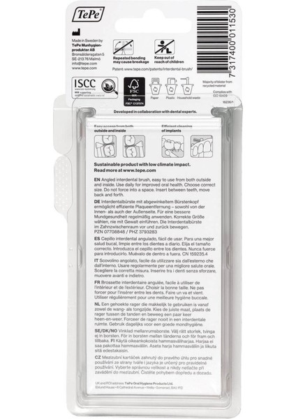 Arayüz Fırçası Angle Saplı 0.5 Mm Kırmızı 6'Lı