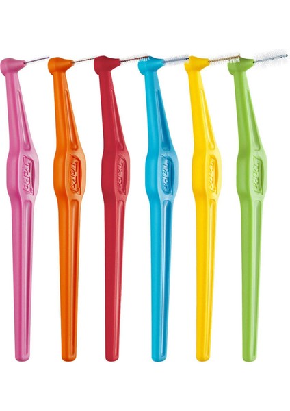 Arayüz Fırçası Angle Saplı 0.5 Mm Kırmızı 6'Lı