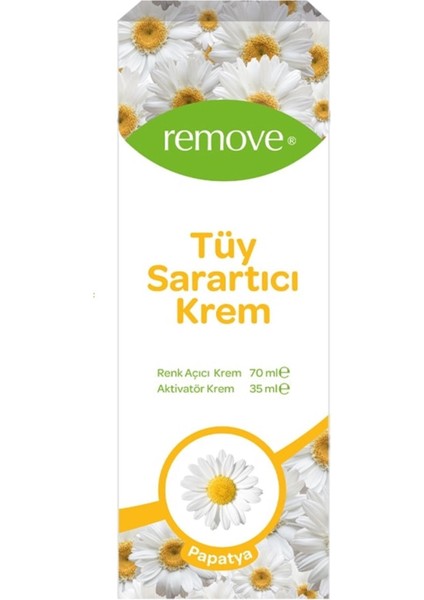 Tüy Sarartıcı Krem 70 Ml + 35 Ml