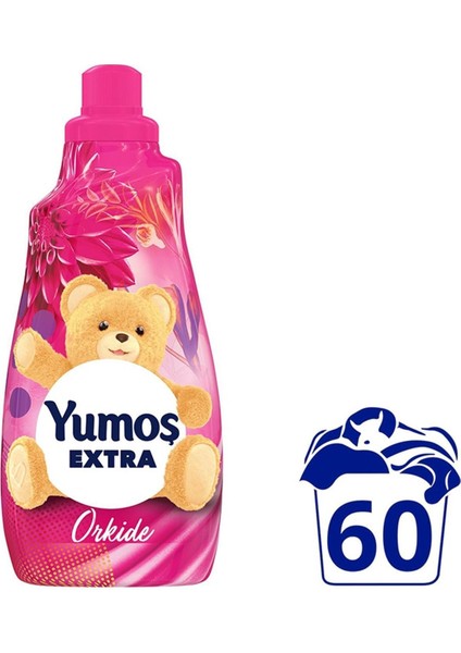 Extra Orkide Konsantre Çamaşır Yumuşatıcı 60 Yıkama 1440 ml