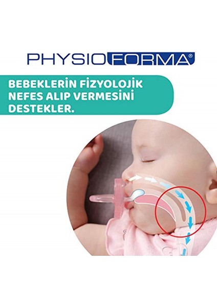 Physio Soft Silikon Emzik 6-16 Ay, Tekli