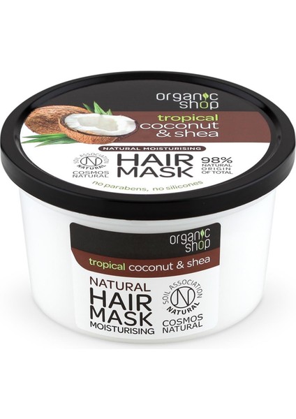 Hindistan Cevizi & Shea Yağlı Saç Maskesi 250 Ml