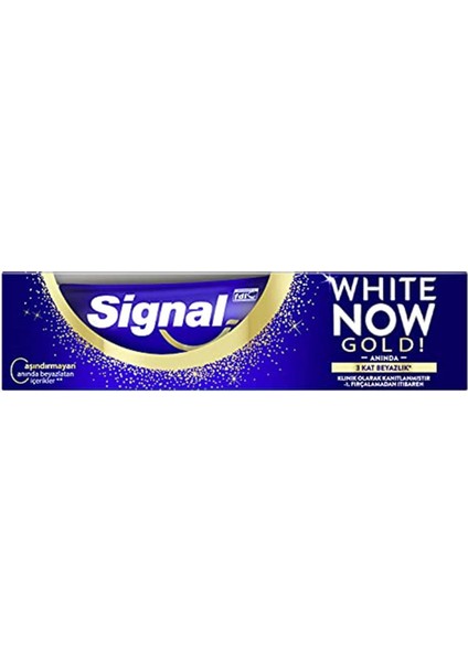 Diş Macunu White Now Gold Anında 3 Kat Beyazlık 75 Ml