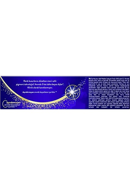 Diş Macunu White Now Gold Anında 3 Kat Beyazlık 75 Ml