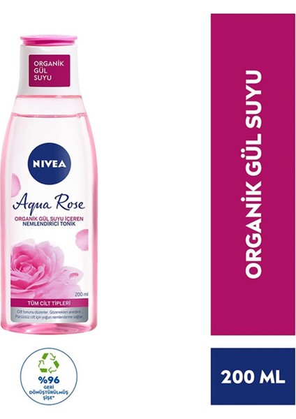 Aqua Rose Organik Gül Suyu Içeren Tonik 200 ml