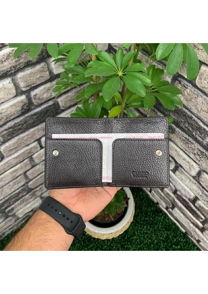 Derije Hakiki Deri Taba/Kahve Patlı Tasarım Unisex Kartlık (T428) fiyatları