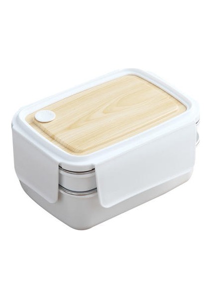 2layer Çift Katmanlı Öğle Yemeği Kutusu Gıda Konteyner Taşınabilir Gıda Depolama Konteyner Bento Box Yemek Mikrodalga Çocuk Çocuk | Öğle Yemeği Kutuları(Yurt Dışından)