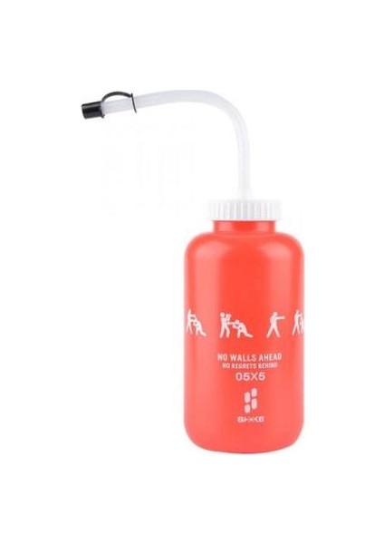 Boks Eğitimi ile Saman ile 1 Litre Spor Su Şişesi (Kırmızı)(Yurt Dışından)