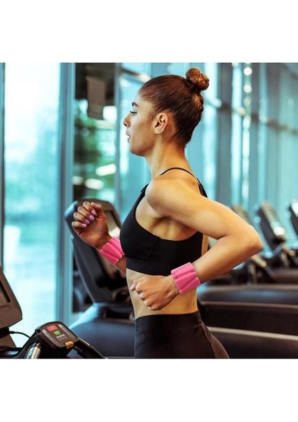 Yoga Fitness Ağırlık Taşıyan Bilezik, Dayanıklı Giyilebilir Ağırlık Bilezik (Pembe) fiyatları