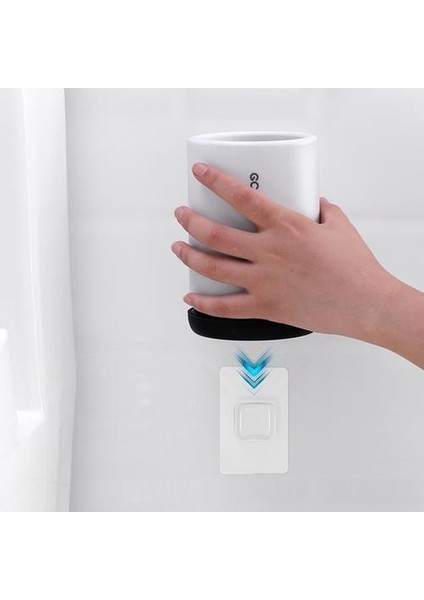 Silikon Tuvalet Fırçası Yumuşak Kıl Duvara Monte Banyo Tuvalet Fırçası Tutucu Seti Temiz Aracı Dayanıklı Termo Plastik Kauçuk | Tuvalet Fırçası Tutucular