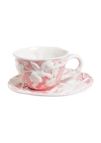 Ingiliz Çay Kupası Retro Rölyef Kahve Fincanı Çanak Su Isıtıcısı Seti Ev Mobilyaları Avrupa Mahkemesi Tarzı Öğleden Sonra Çay Sofra Takımı | Teaware Setleri