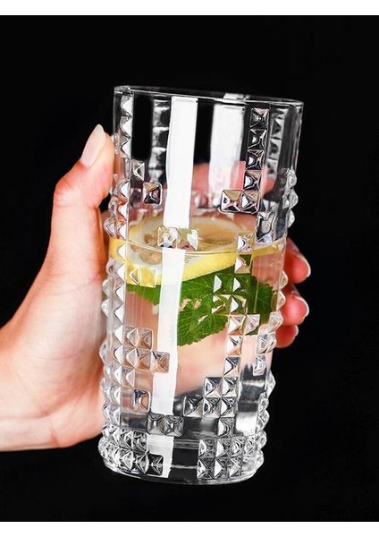 6 Adet 360 ml Yaratıcı Gözlük Kupası Şarap Cam Viski Brendi Snifters Cam Şarap Kupası Kişilik Suyu Bira Bardağı Ev Drinkware Süt Kupası | Gravür
