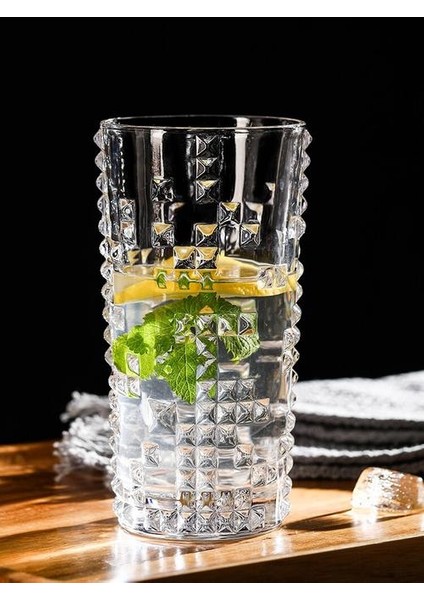 6 Adet 360 ml Yaratıcı Gözlük Kupası Şarap Cam Viski Brendi Snifters Cam Şarap Kupası Kişilik Suyu Bira Bardağı Ev Drinkware Süt Kupası | Gravür