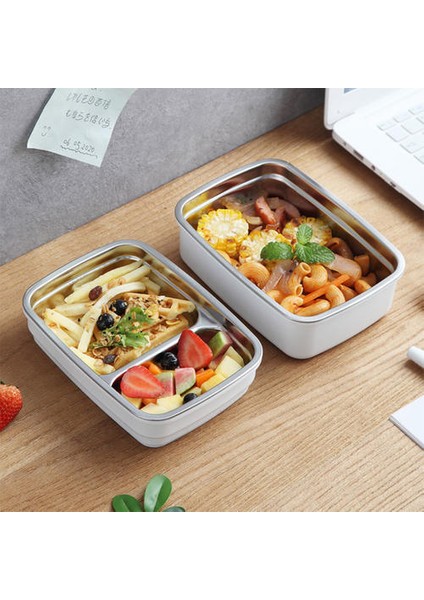 2layer Çift Katmanlı Öğle Yemeği Kutusu Gıda Konteyner Taşınabilir Gıda Depolama Konteyner Bento Box Yemek Mikrodalga Çocuk Çocuk | Öğle Yemeği Kutuları(Yurt Dışından)