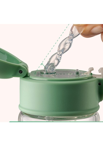 1 Adet Şişeler 360 ml Su Şeffaf Plastik Bpa Ücretsiz Yaratıcı Buzlu Su Şişesi Seyahat Çay Kupası | Highball Cam