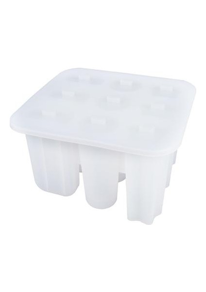 Buz Kalıp Ev Yapımı Dondurma Kalıp Dıy9 ile Silikon Popsicle Kalıp ile 20 Ahşap Sopa Silikon Kalıplar Ice Cube Maker |