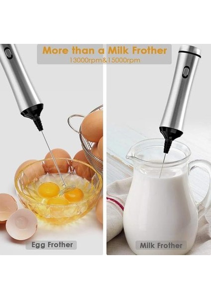 Şarj Edilebilir Süt Frother, Elektrikli El Köpük Makinesi Yüksek Tork Motoru, Kırbaçlama Foamer Kahve Sanatı, Cappuccino, | Milk Annotları
