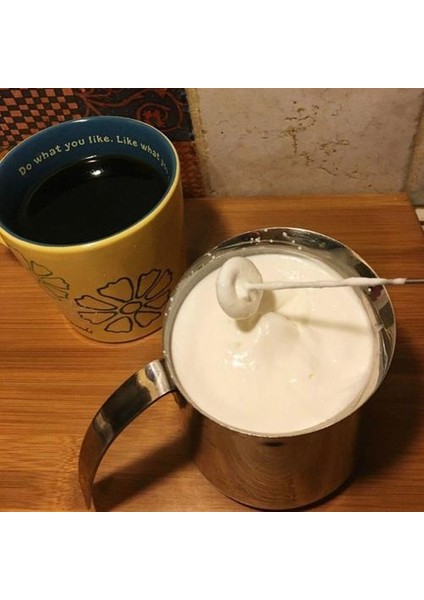 Çift Bahar Çırpma Elektrikli Süt Froother Mutfak Mikser El Süt Foamer Kahve Latte Cappuccino ile Standı | Sütlüler