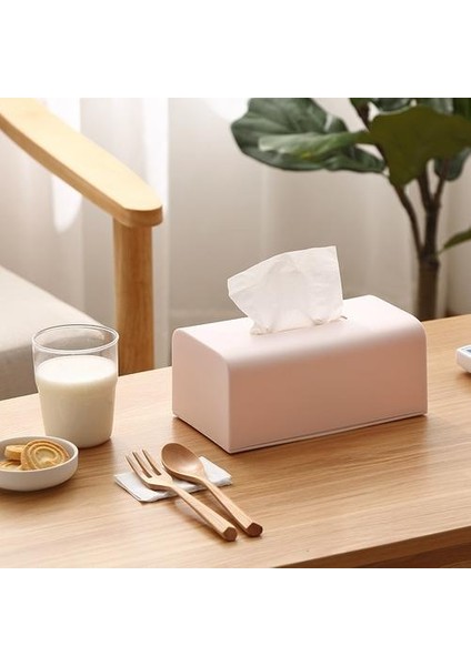 Doku Kutusu Basit Şık Ev Dekor Nordic Doku Kutusu Ofis Masası Aksesuarları Ev Ofis Napkins Tutucu Doku Kutuları | Doku Kutuları