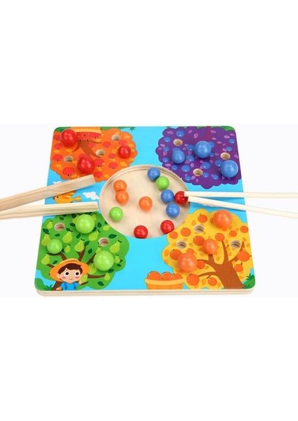 Çocuk Oyuncakları Montessori Ahşap Oyuncaklar Klip Boncuk Renk Eşleştirme Eğitim Bulmaca Matematik Oyunu Bebek Erken Eğitici Oyuncaklar Çocuklar Için | Matematik Oyuncakları