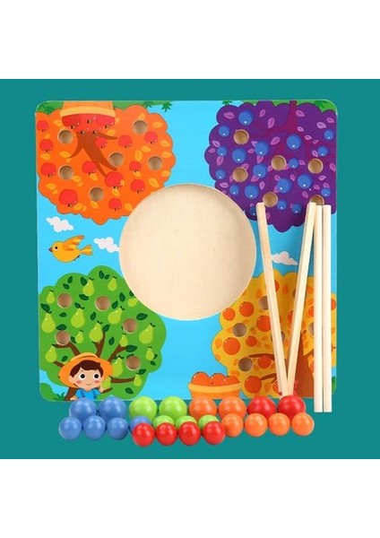 Çocuk Oyuncakları Montessori Ahşap Oyuncaklar Klip Boncuk Renk Eşleştirme Eğitim Bulmaca Matematik Oyunu Bebek Erken Eğitici Oyuncaklar Çocuklar Için | Matematik Oyuncakları