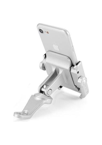 Evrensel Alüminyum Alaşım Motosiklet Telefon Tutucu Iphonex 8 7 6 S Destek Telefon Moto Tutucu Gps Bisiklet Gidon Tutucu Için | Telefon Tutucular ve duruş(Yurt Dışından)