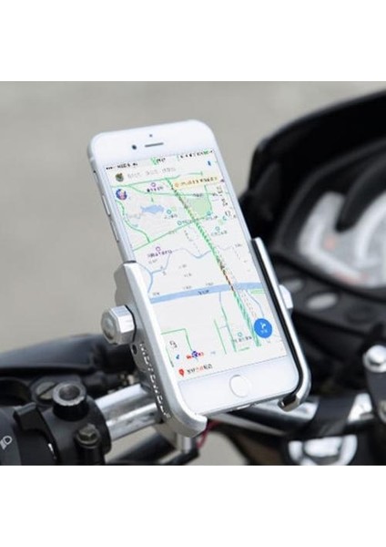 Evrensel Alüminyum Alaşım Motosiklet Telefon Tutucu Iphonex 8 7 6 S Destek Telefon Moto Tutucu Gps Bisiklet Gidon Tutucu Için | Telefon Tutucular ve duruş(Yurt Dışından) modelleri