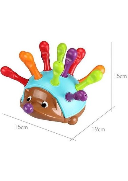Kirpi Bulmaca Oyuncaklar Montessori Binası Zeka Gelişen Sayma Çocuk Eğitim Eğitim Oyuncak Erken A7G5