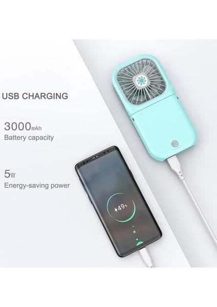 Mini Fan USB Şarj Edilebilir El Fan Ayarlanabilir Masaüstü Fan Hava Soğutucu Ev Ofis Masası Dış Mekan Seyahat | Fanlar modelleri