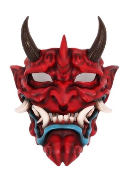 Hannya Maske Reçine Şeytan Maskesi Perili Ev Cosplay Sahne