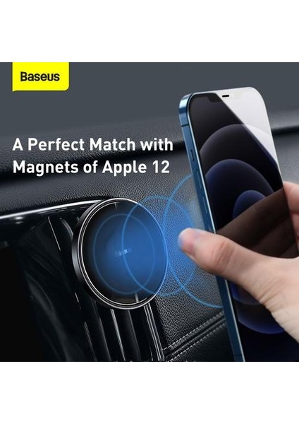 Manyetik Araba Telefon Tutucu iphone 12 Pro Max Oto Dağı Hava Havalandırma Evrensel IPHONE12 Smartphone Telefon Standı Tutucu | Telefon Tutucular ve standları (Siyah)(Yurt Dışından)