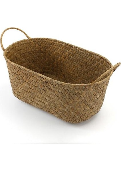 Doğal Dokuma Sepet Saman Hasır Ev Masa Meyve Ekmek Havlu Mutfak Saklama Konteyner Rattan Çeşitleri Temizleme Konteyner | Depolama Sepetleri