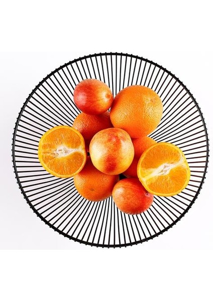 Nordic Minimalist Meyve Sepeti Metal Tel Konteyner Mutfak Drenaj Raf Depolama Plakası Organizatör Şarap Cam Sebze Snack Için | Çanta ve sepet modelleri