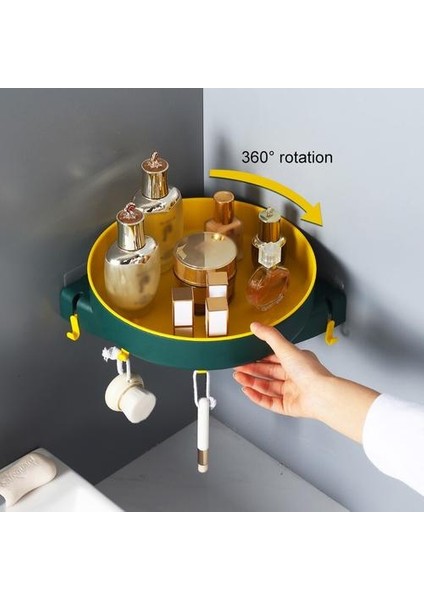 Mutfak Depolama Kozmetik Raf Ev Organizatör Banyo Aksesuarları Punch Ücretsiz Banyo Köşe Rafları Şuan Tutucu Duvara Dağı | Çanta ve sepet fiyatları