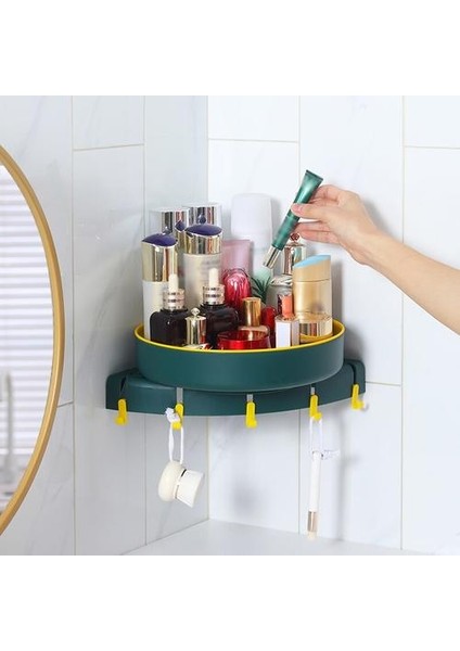 Mutfak Depolama Kozmetik Raf Ev Organizatör Banyo Aksesuarları Punch Ücretsiz Banyo Köşe Rafları Şuan Tutucu Duvara Dağı | Çanta ve sepet fırsatları