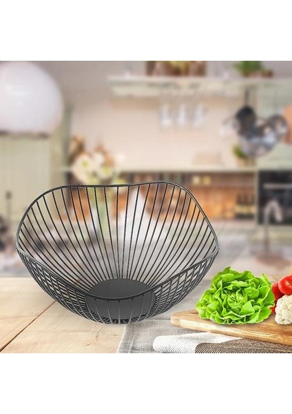 Metal Meyve Sepeti Modern Tel Aperatif Ekmek Sebze Depolama Kaseler Mutfak Yumurta Tatlı Tutucu Nordic Organizatör Kek Standı | Çanta Ve;sepet(Yurt Dışından) modelleri