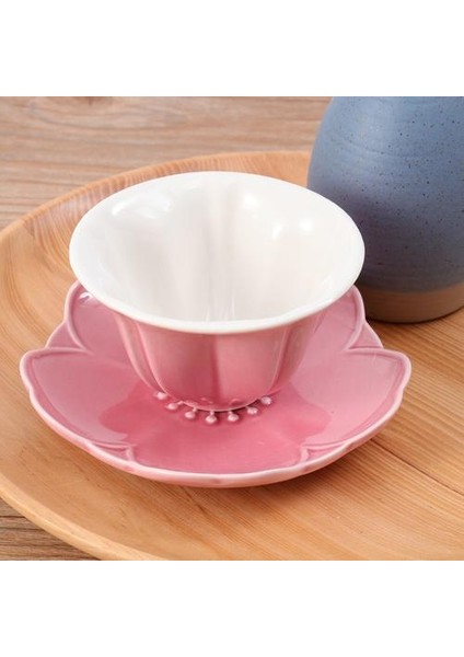 1 Takım Seramik Kupası ve Daire Eşsiz Teacup ve Dish Set Kahve Fincanı ve Plaka Home Hotel Için Yaratıcı Sofra | Kupa ve tabaklar fırsatları