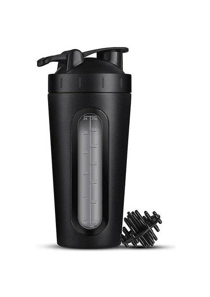 Paslanmaz Çelik Shaker, 700 Ml-Siyah